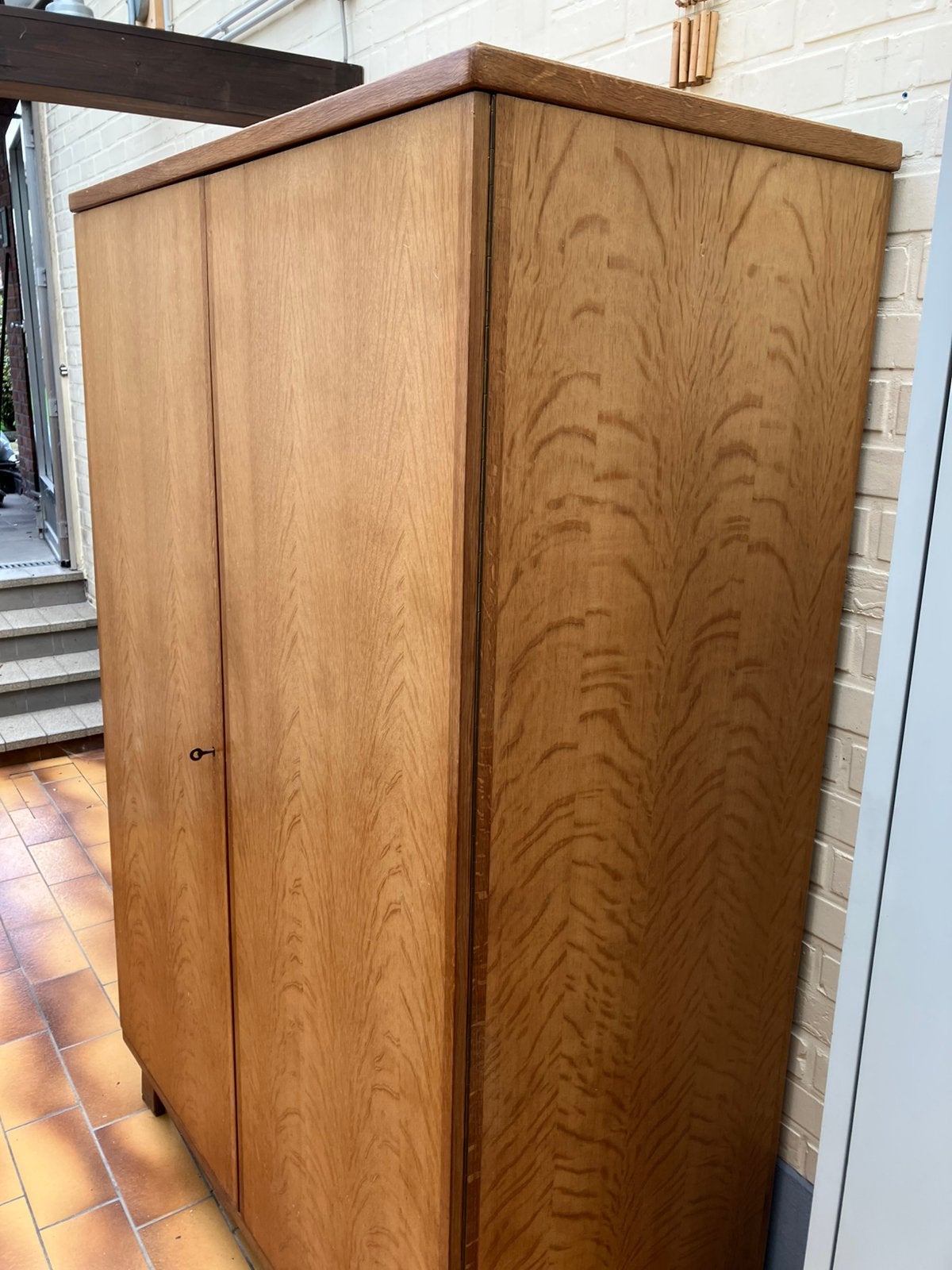 Kledingkast teak vintage design, Huis en Inrichting, Ophalen, Gebruikt