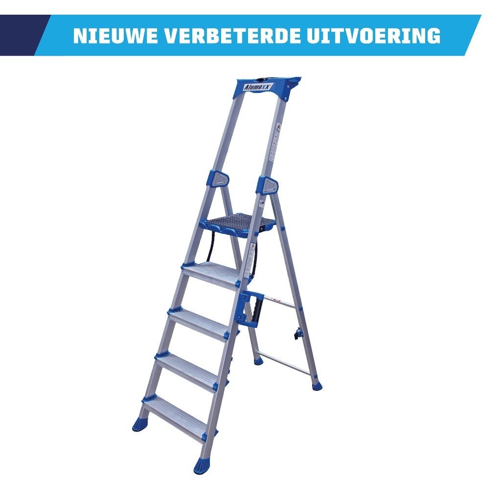 trapladder huishoudtrap 5 treden NIEUW, Ophalen, Nieuw