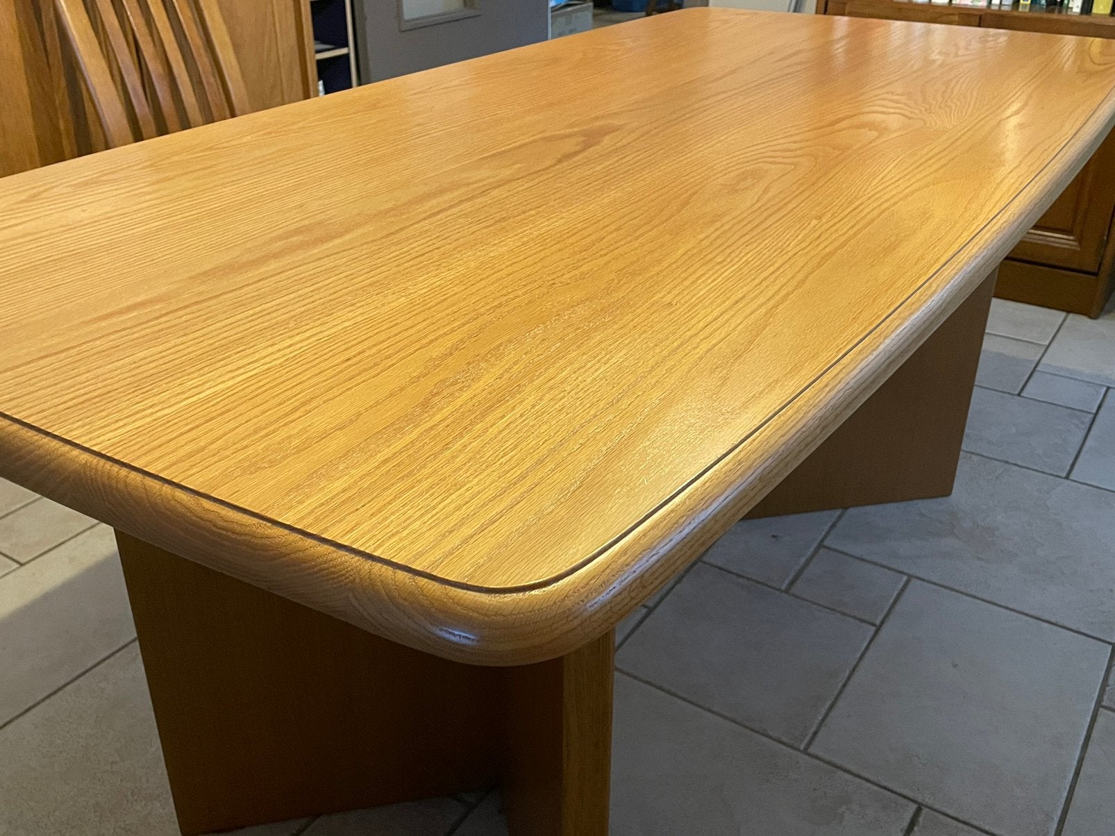Eiken tafel, Ophalen, Gebruikt, Eikenhout, 50 tot 100 cm
