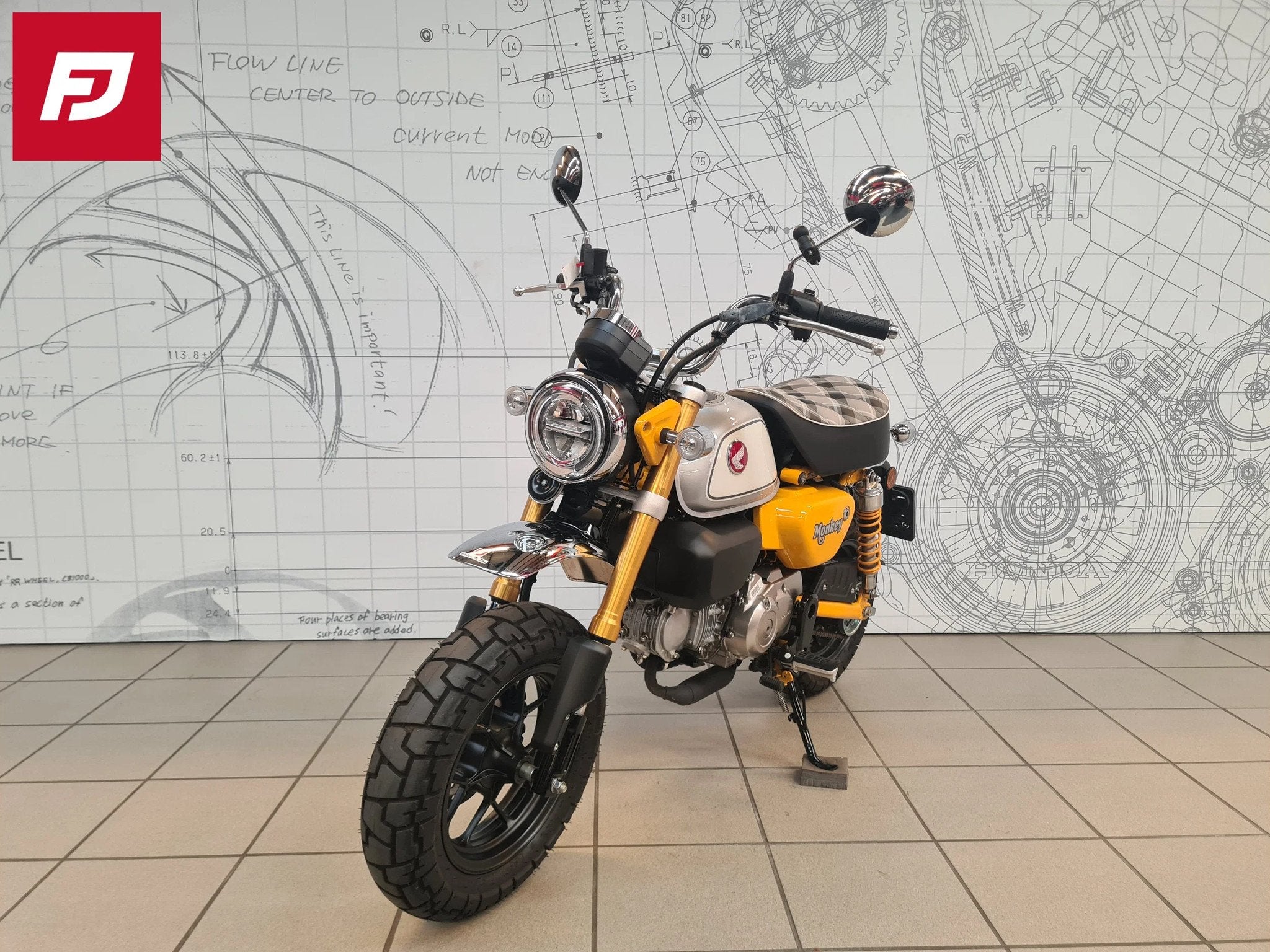Honda Monkey 125 (bj 2024), Motoren, Scooter, Bedrijf, 125 cc, 11 kW of minder