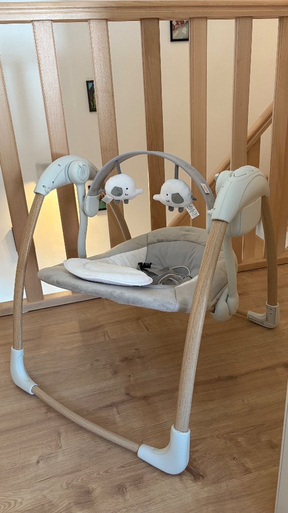 Balancelle bébé grise, Autres marques, Comme neuf, Enlèvement, Réglable