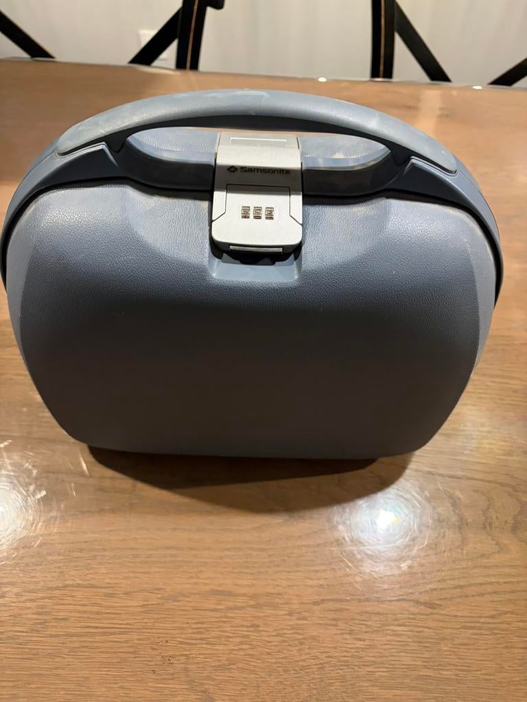 Beautycase Samsonite, Ophalen, Gebruikt, Blauw, Met slot