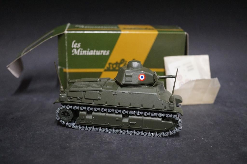 Solido Somua S35 tank - 1/50 - TOP, Ophalen of Verzenden