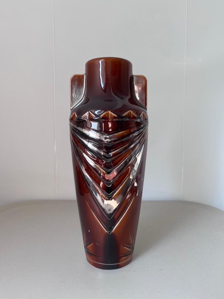 Art deco vaas Elgé Vierzon France, Ophalen of Verzenden