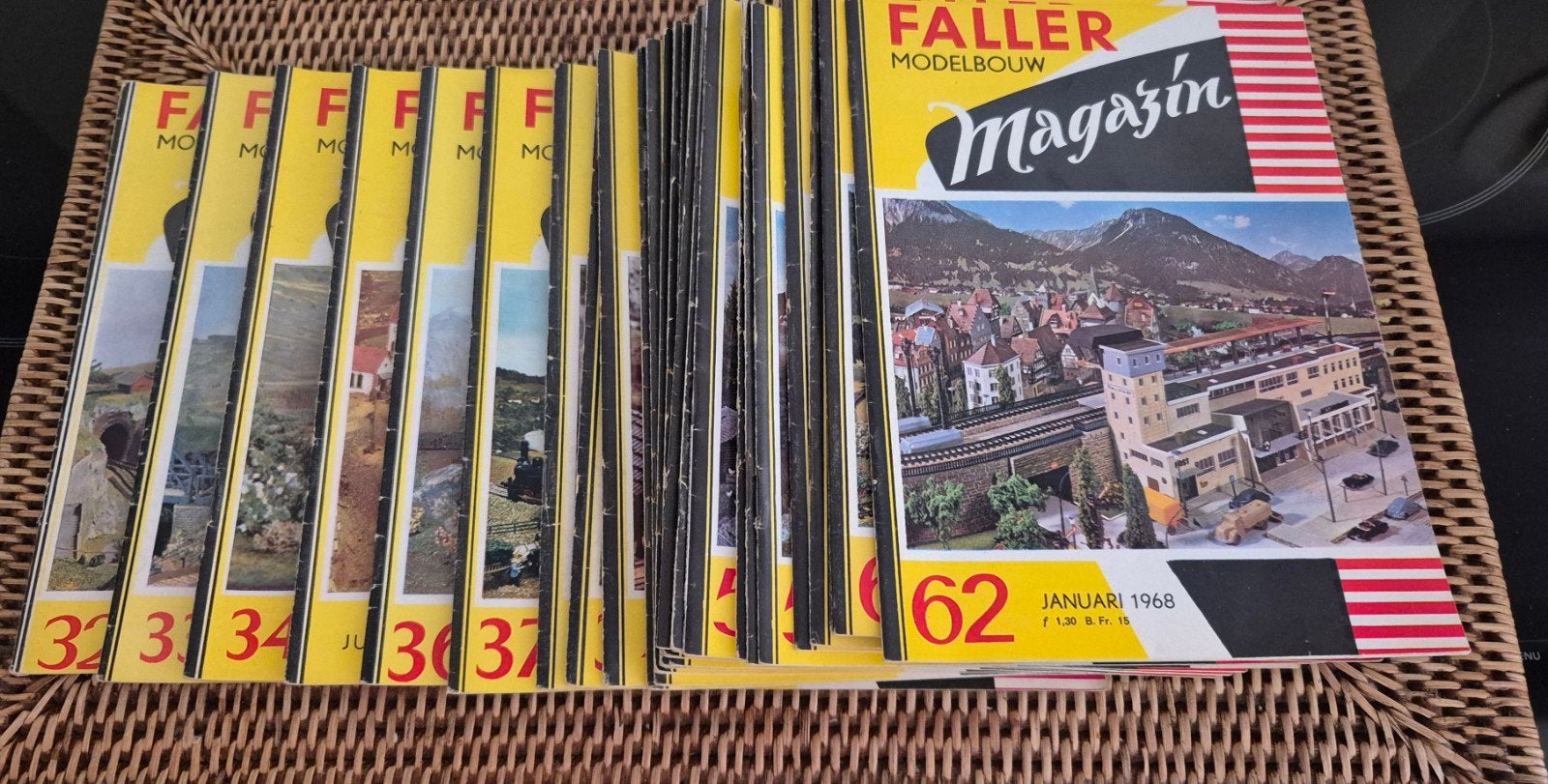 Vintage Faller modelbouw Magazine van 1963 -1968 (nr 32/62), Collections, Collections complètes & Collections, Enlèvement
