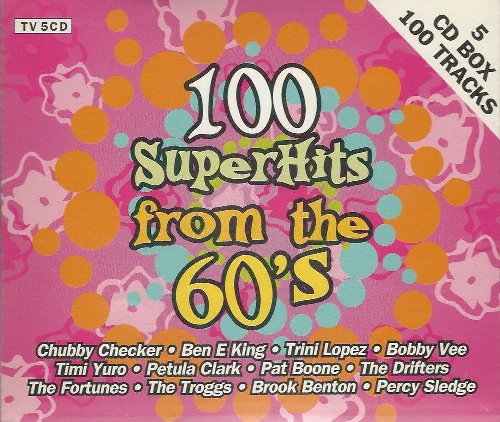 5 CD-BOX * 100 SUPERHITS FROM THE 60's, Ophalen of Verzenden, Zo goed als nieuw