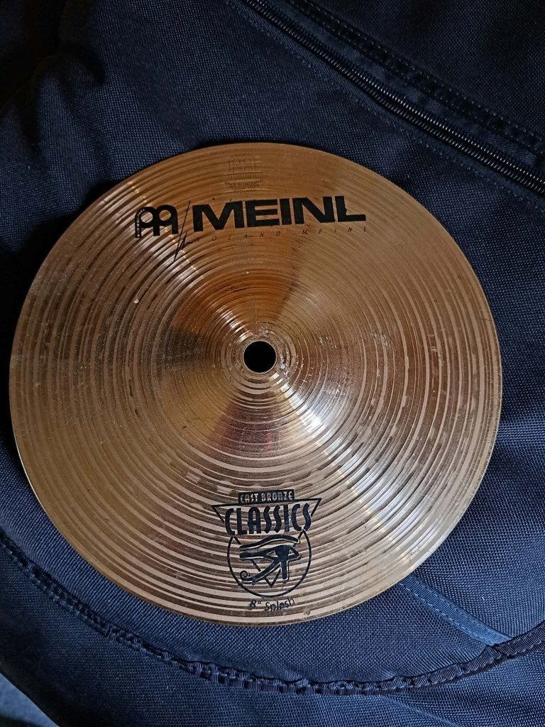 3 splash  cymbaal/ cymbalen Meinl en Paiste, Muziek en Instrumenten, Ophalen of Verzenden, Gebruikt, Overige merken