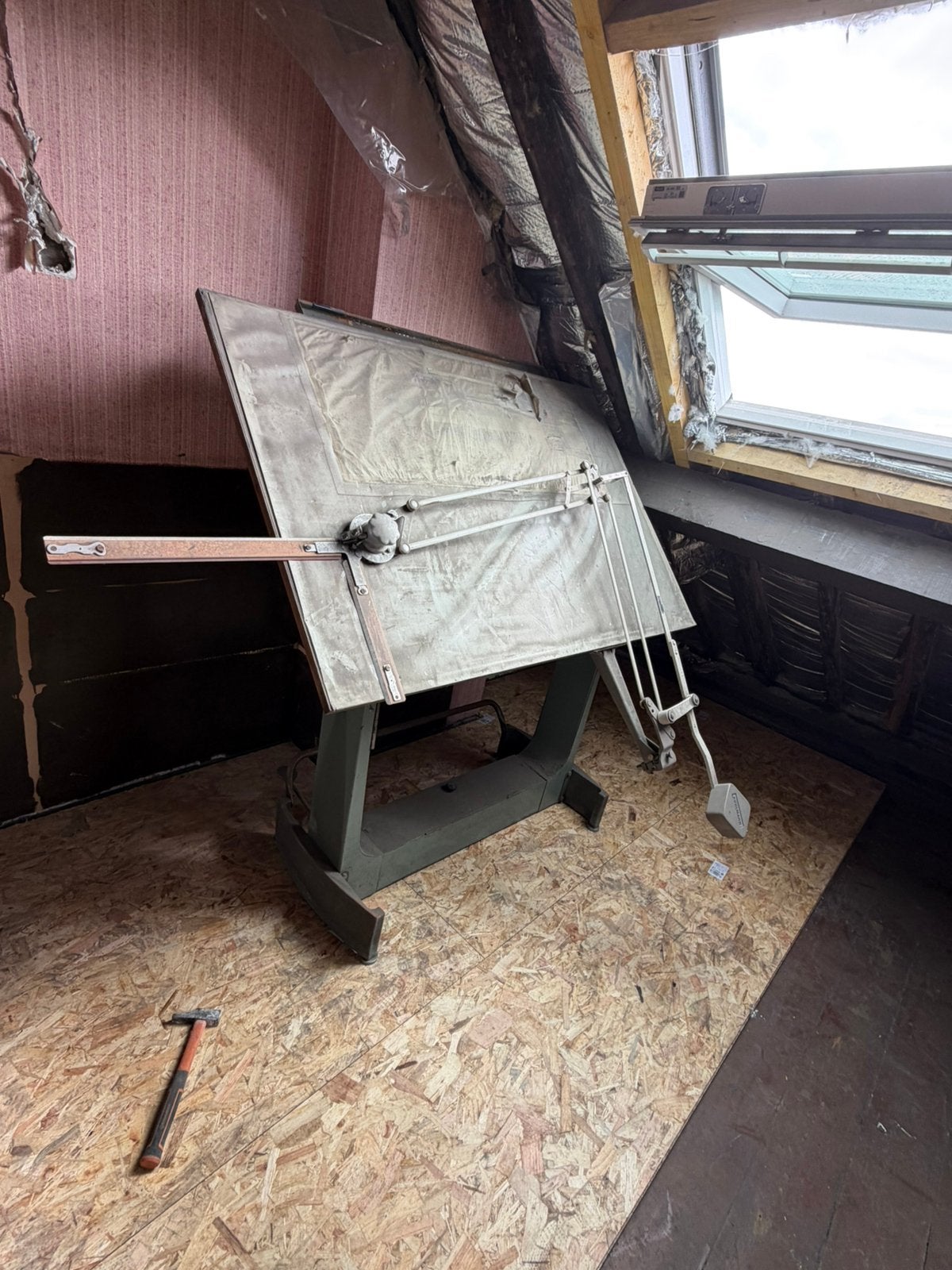 Table architecte, Enlèvement