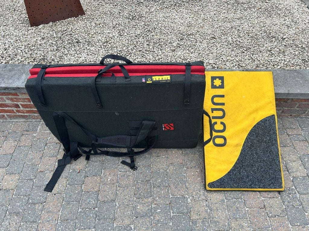 crashpad klimmen, Sport en Fitness, Klimsport, Ophalen, Gebruikt, Klimsport-accessoire
