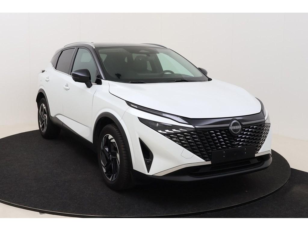 Nissan Qashqai N-Connecta Winter Comfort + PANO + 2 Tone 1., Auto's, Nissan, Wit, Hybride Elektrisch/Benzine, Qashqai, SUV of Terreinwagen