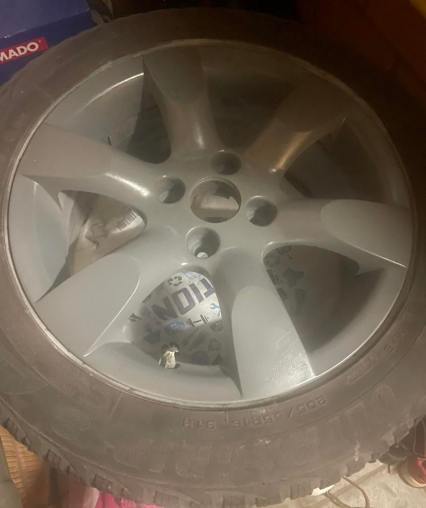 Ik verkoop mijn banden met velgen goede staat, Autos : Pièces & Accessoires, Pneus & Jantes, Pneus et Jantes, 16 pouces, Véhicule de tourisme
