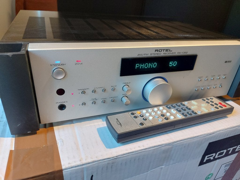 Rotel RX 1052, Audio, Tv en Foto, Versterkers en Ontvangers, Zo goed als nieuw, Stereo, 60 tot 120 watt, Ophalen of Verzenden