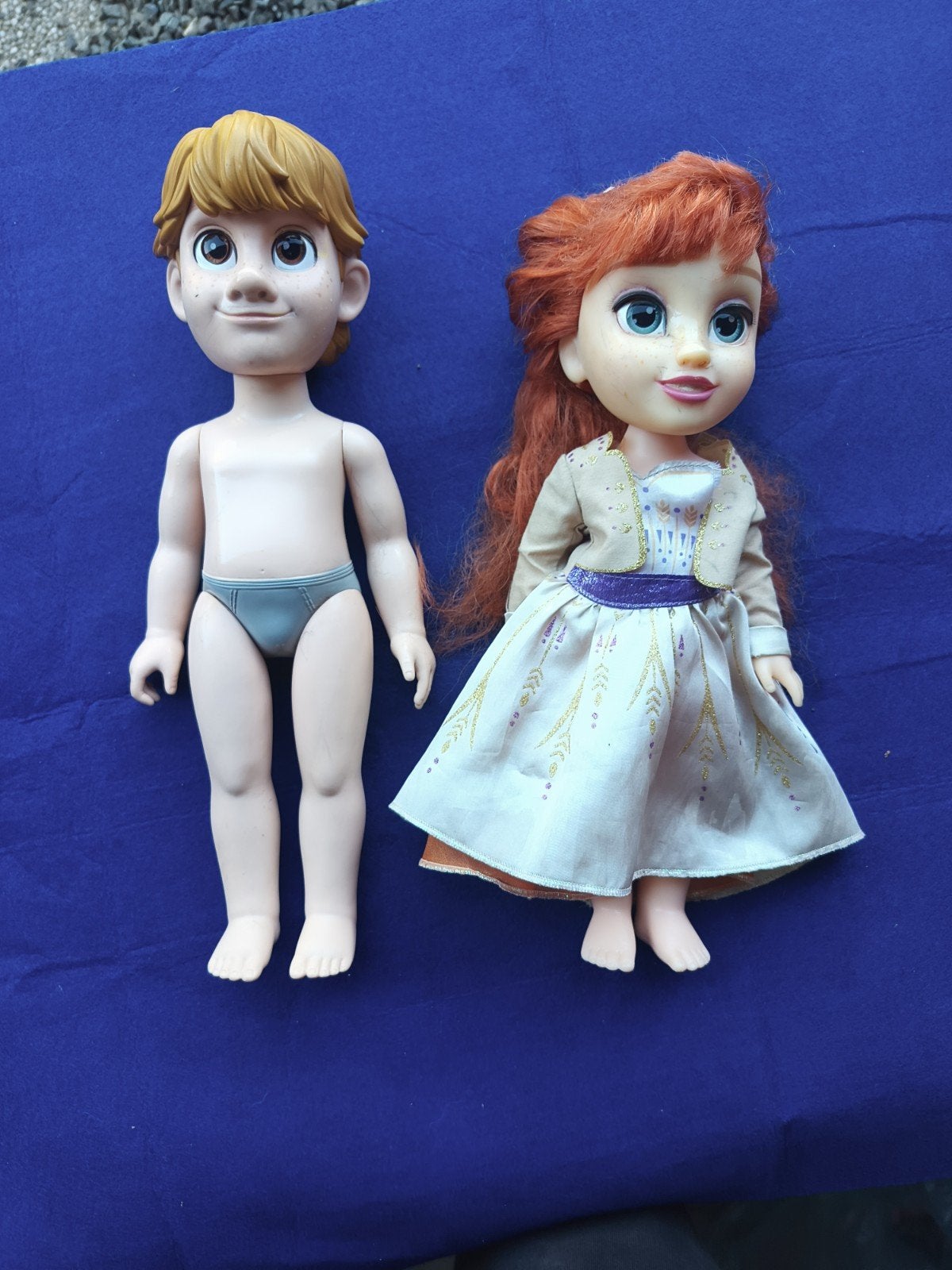Frozen Anna en Kristoff poppen JAKKS, Ophalen of Verzenden