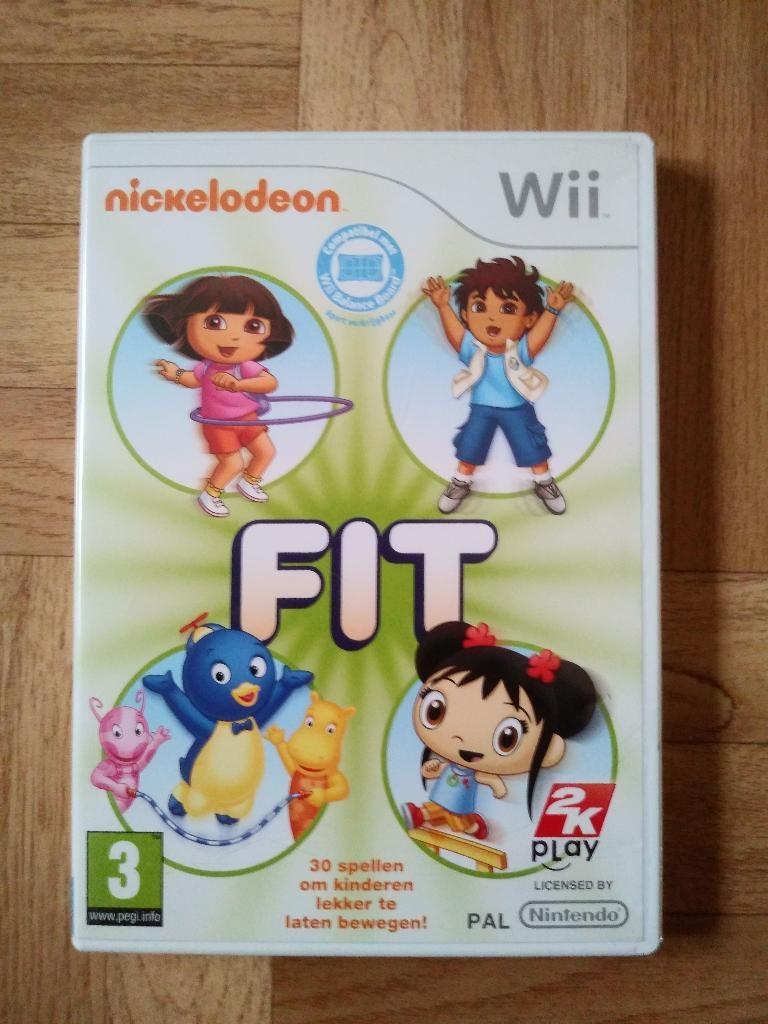 Nickelodeon Fit spel voor Wii of Wii U, 1 speler, Ophalen of Verzenden, Zo goed als nieuw, Eén computer