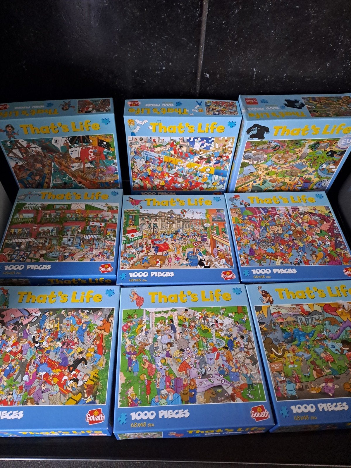 Lot nieuwe puzzels That's life te koop, Ophalen
