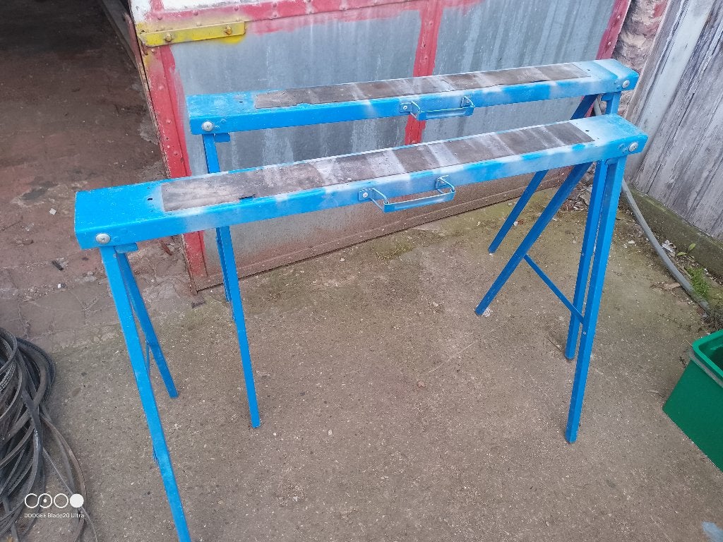 Deux tréteaux pliable, Enlèvement, Utilisé, 70 à 120 cm