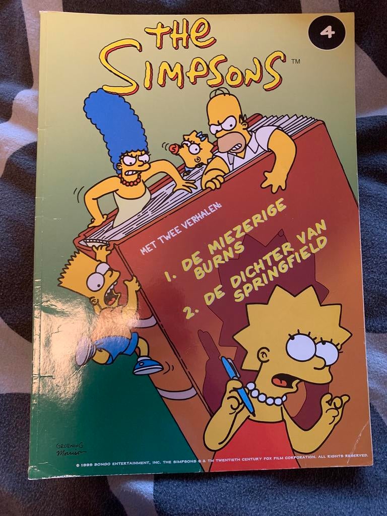 Strip The simpsons nr 4, Boeken, Stripverhalen, Ophalen of Verzenden, Zo goed als nieuw