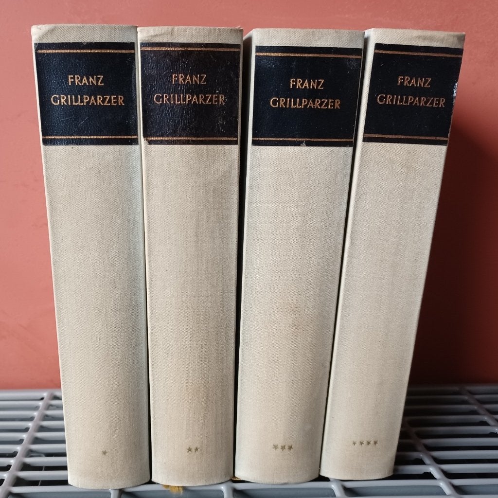 Franz Grillparzer, Sämtliche Werke (4 banden), Ophalen of Verzenden, Gelezen, Franz Grillparzer, Europa overig