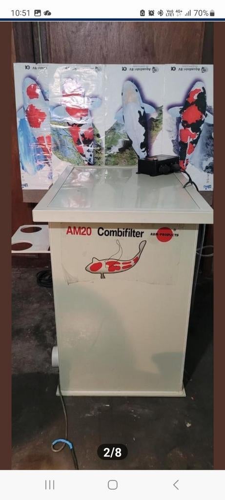 trommelfilter AM20 COMBI FILTER
AEM PRODUCS., Tuin en Terras, Ophalen