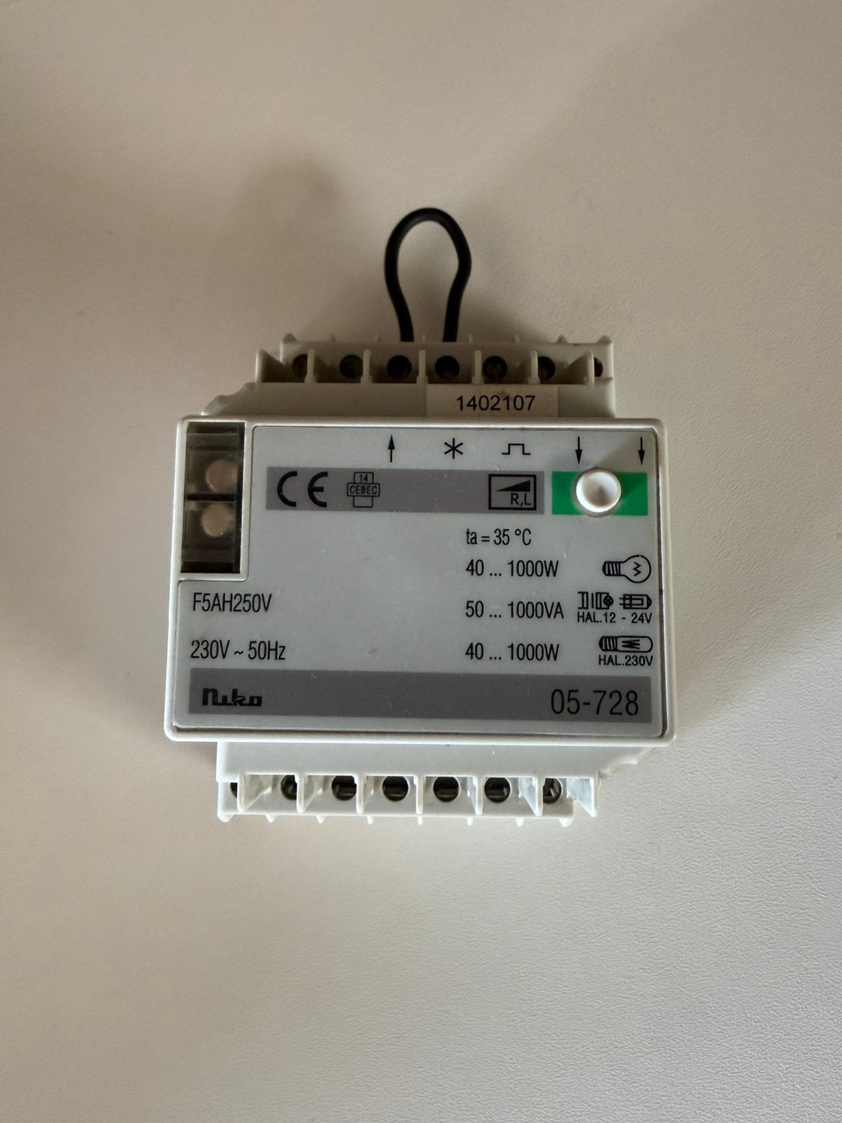 Niko 05-728 modulaire afstandsdimmer (1000 VA), Ophalen, Nieuw