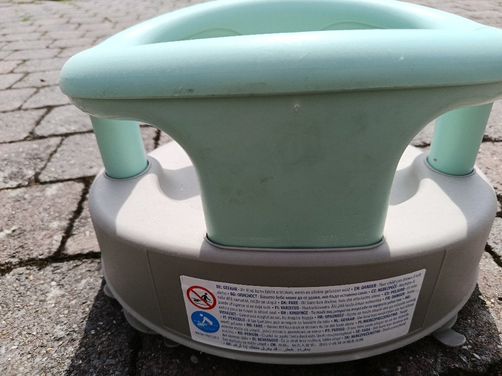 Chaise bébé pour salle de bain, Enlèvement, Comme neuf, Vert, Autres types