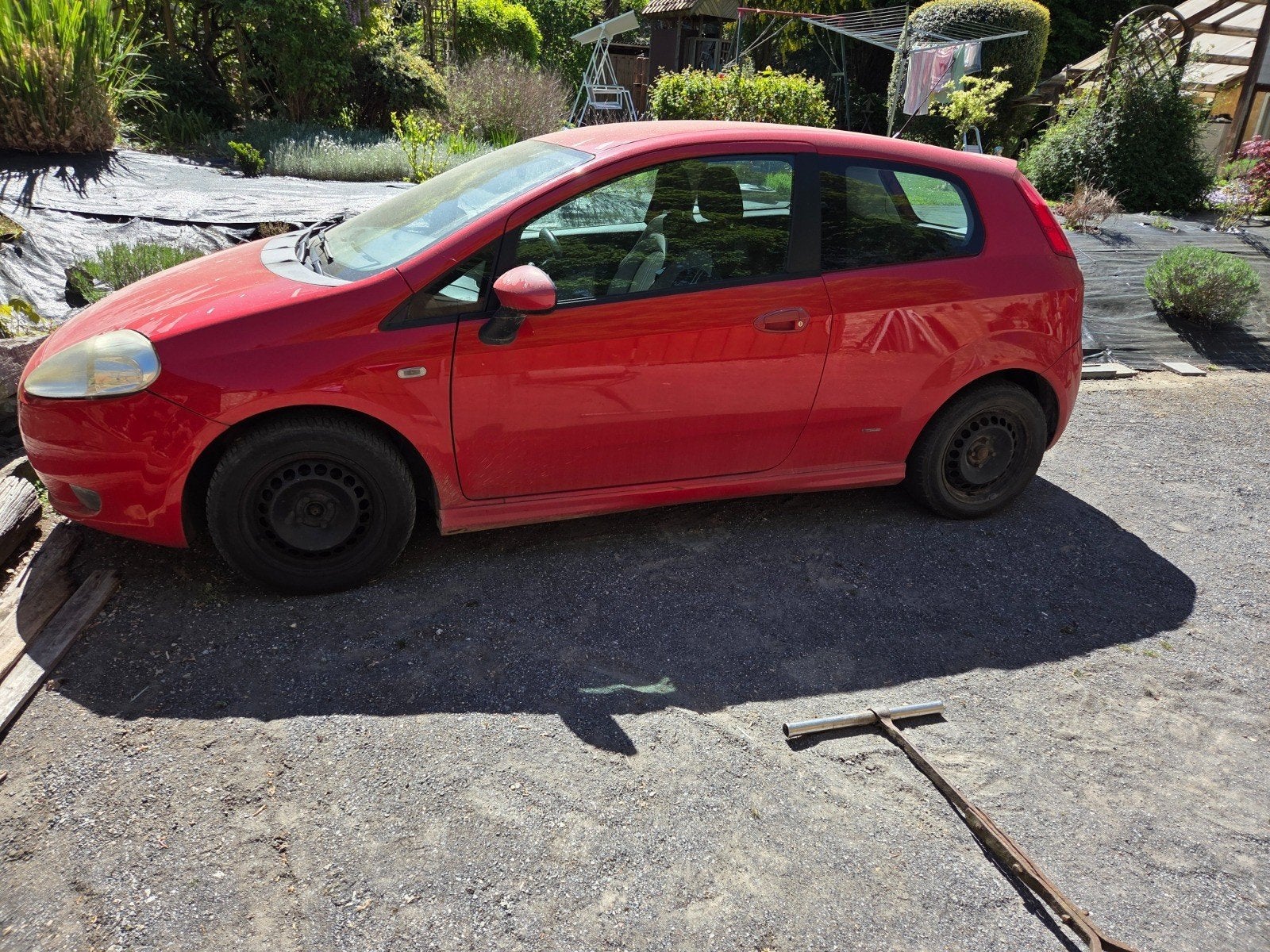 Fiat Grande Punto 2008 1.4 benzine 95pk, Voorwielaandrijving, Stof, 4 cilinders, Grande Punto