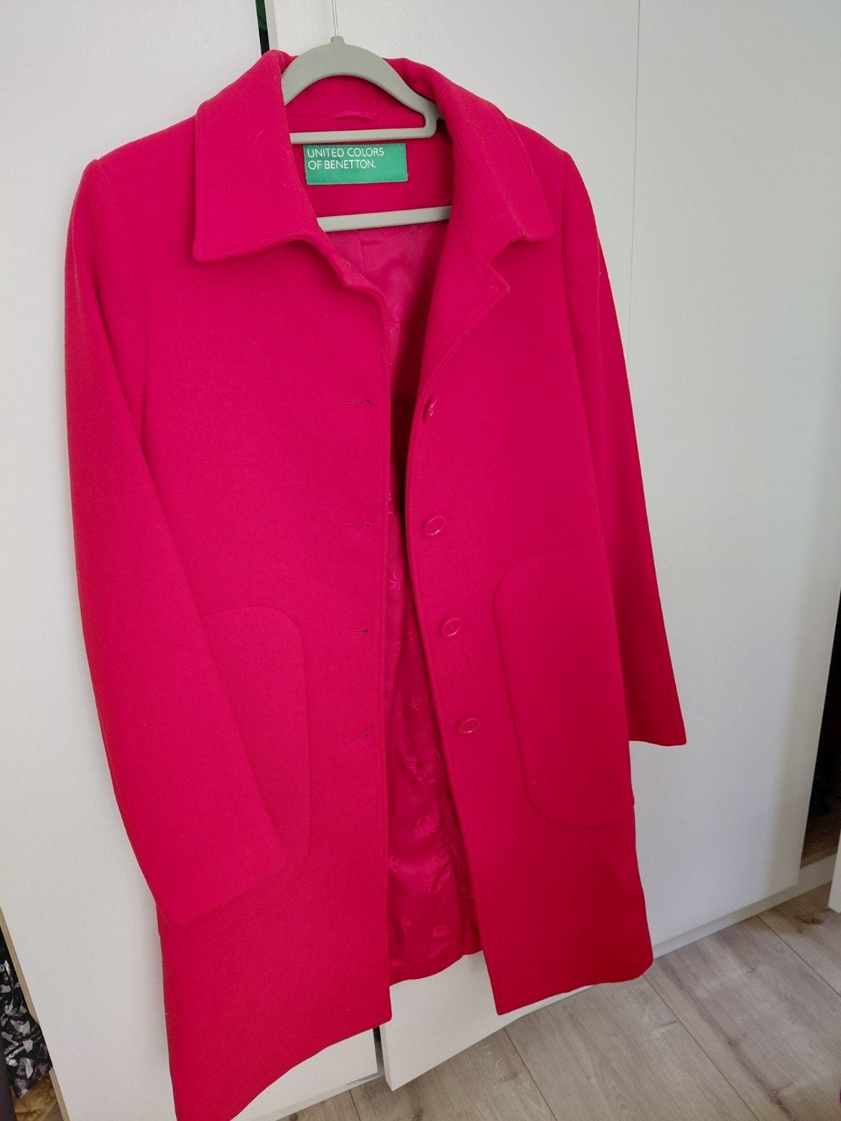 united colors of benetton damesmodel maat 38, Kleding | Dames, Jasjes, Kostuums en Pakken, United, Jasje, Gedragen, Rood
