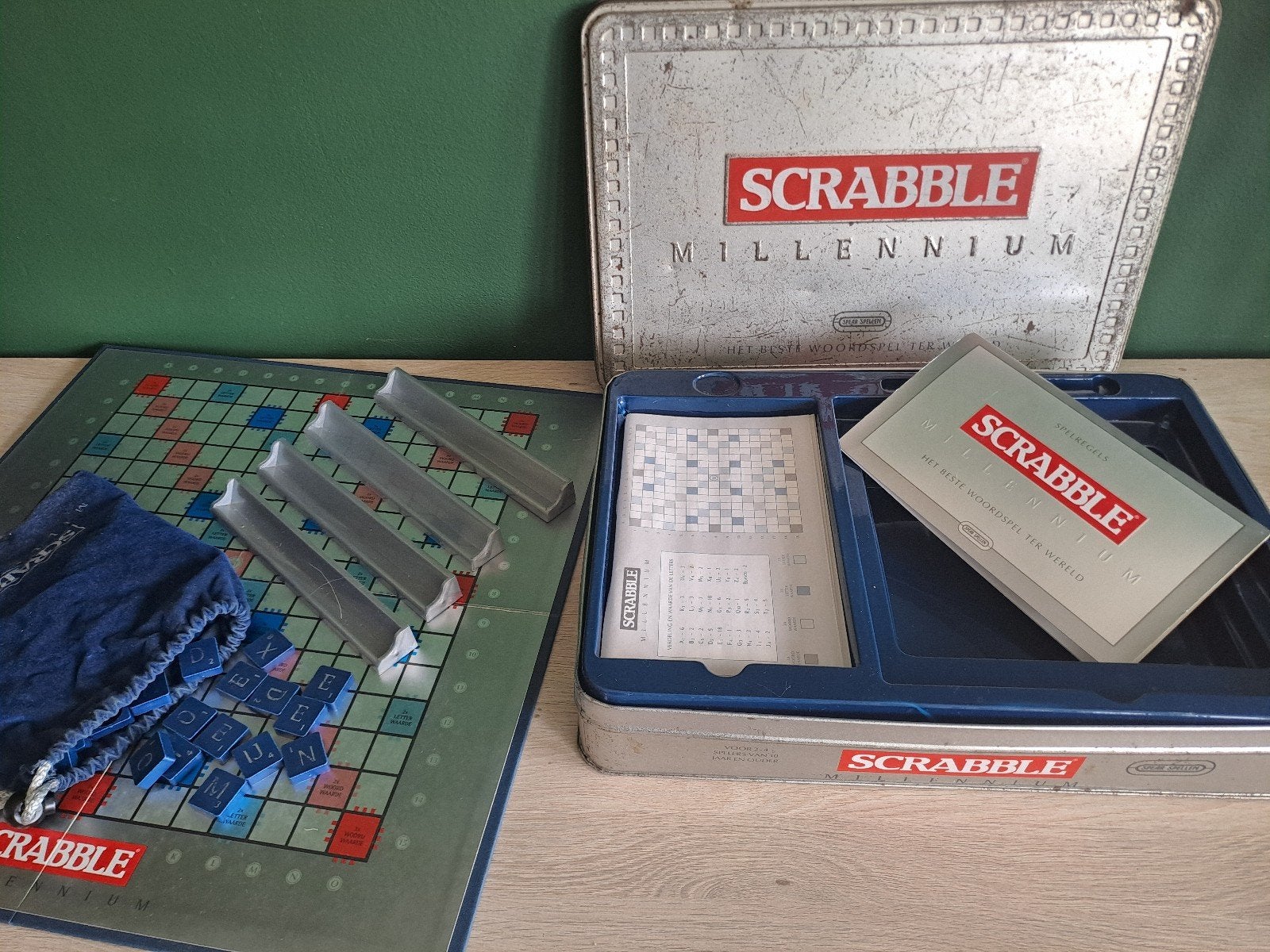 Vintage Scrabble Millennium Edition Mattel, Ophalen