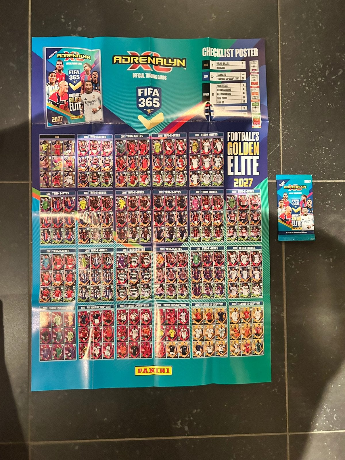Panini fifa 365 adrenalyn 2027 451 cards checklist, Ophalen of Verzenden, Nieuw