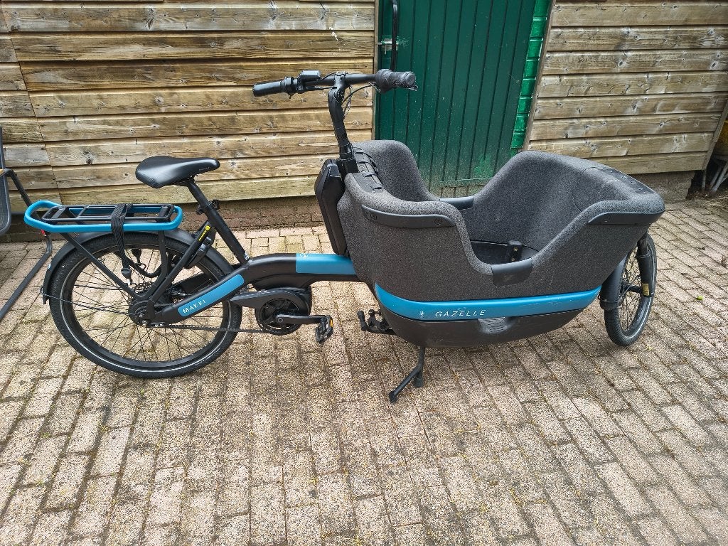 Gazelle Makki Load 2025, Fietsen en Brommers, Fietsen | Bakfietsen, Elektrisch, Ophalen of Verzenden, Zo goed als nieuw, 2 kinderen