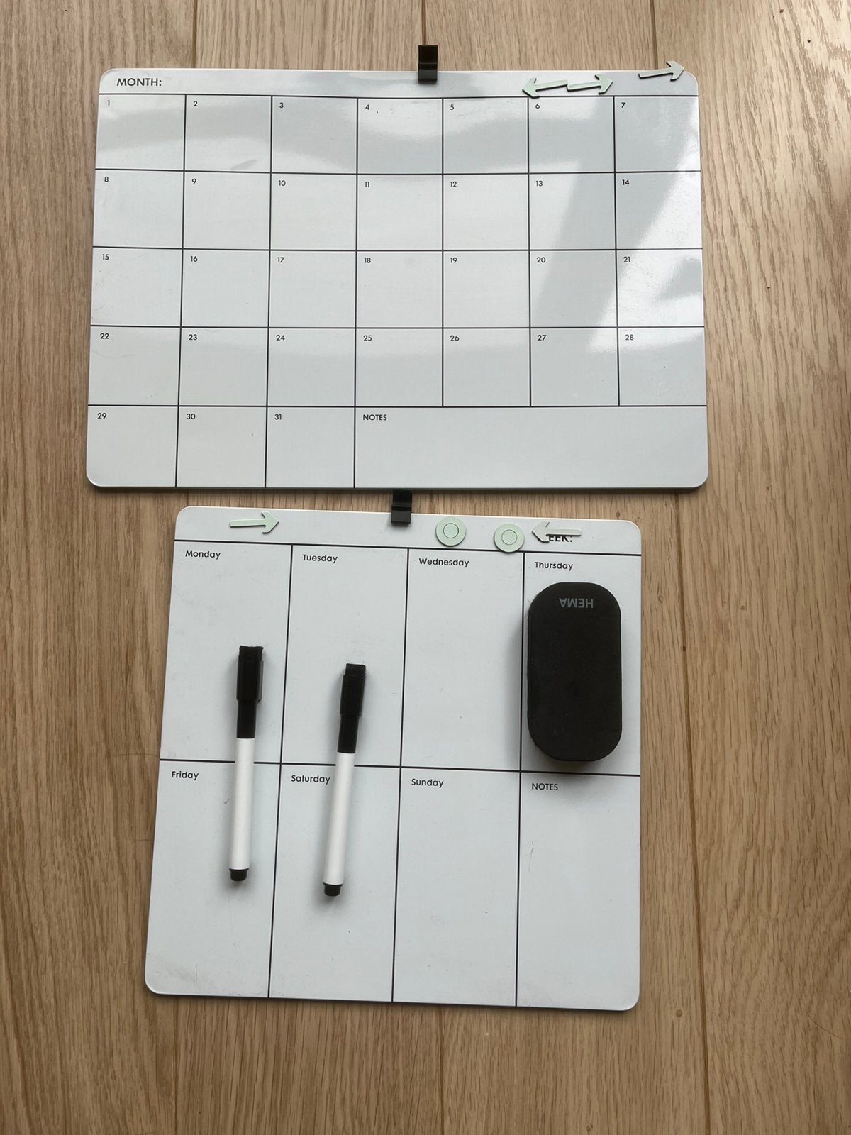Kalender white board, Maison & Meubles, Enlèvement, Comme neuf, Autres types