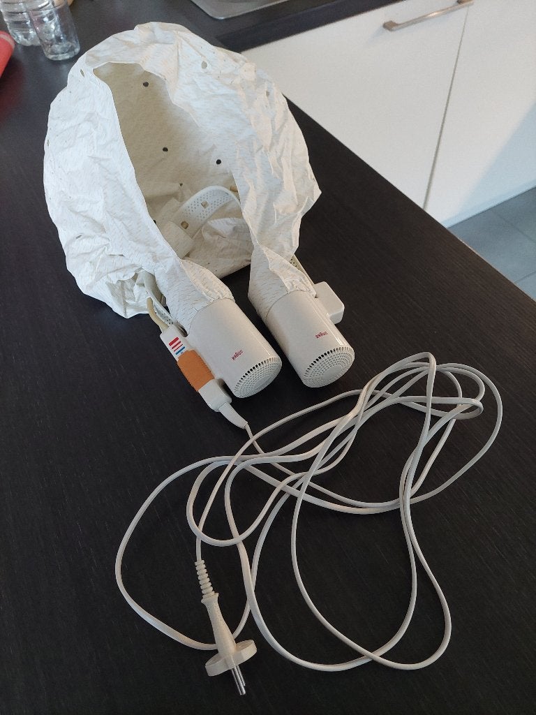 Vintage Braun Elegance Droogkap met Luxe tas - Nieuwe staat, Ophalen of Verzenden, Nieuw, Haarverzorging