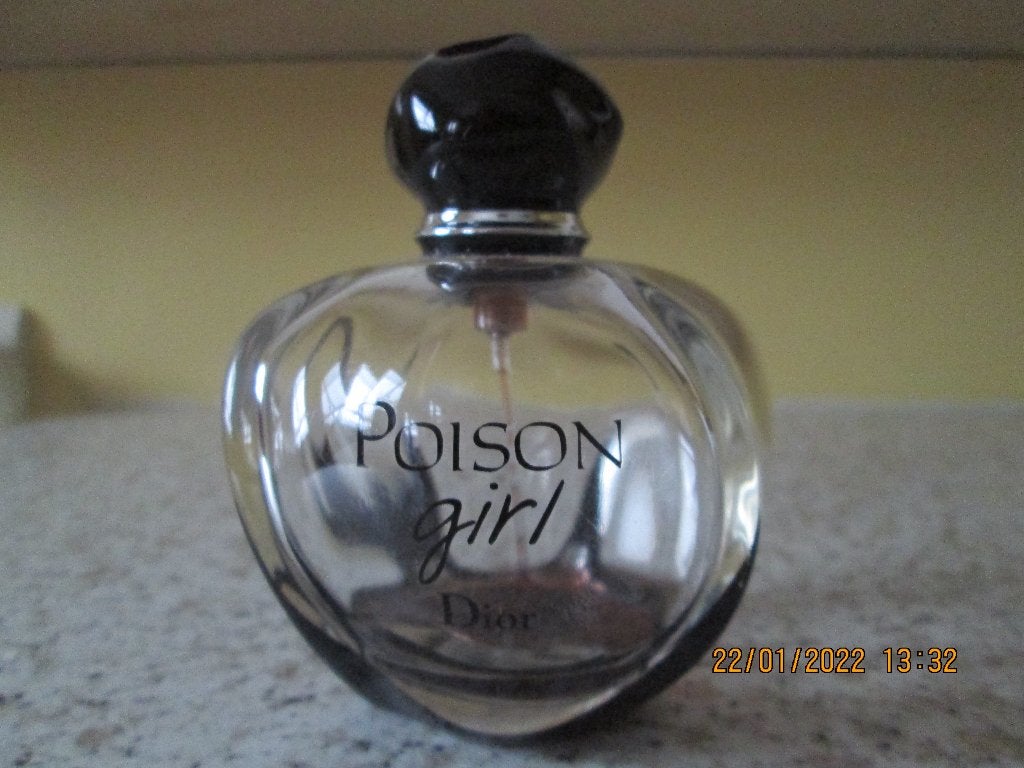 Parfum « POISON GIRL» bouteille vide, Collections, Parfums, Enlèvement, Utilisé, Bouteille de parfum