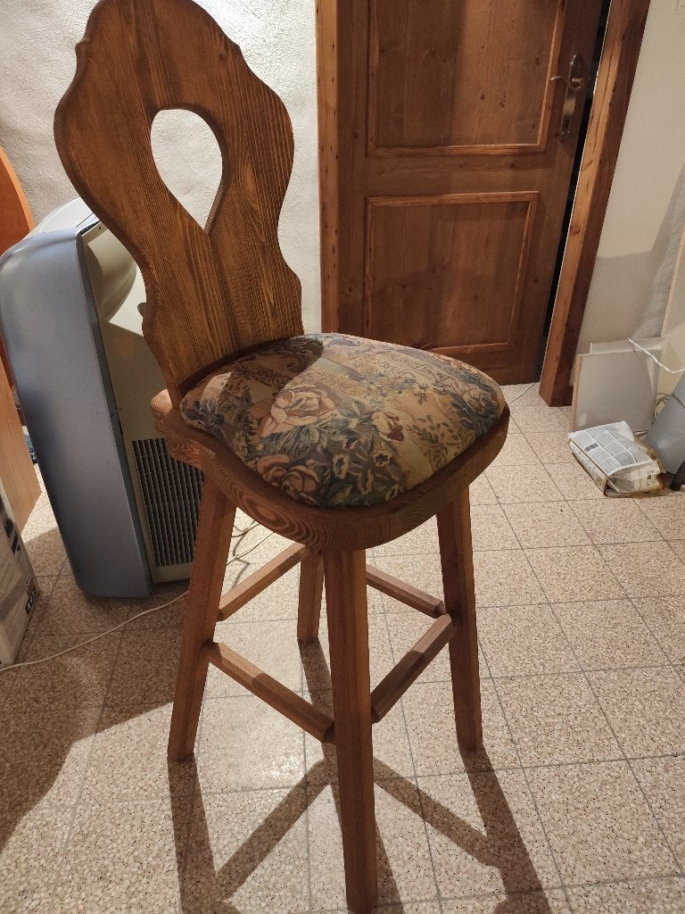 2 vintage krukken uit hout, Huis en Inrichting, Ophalen, Gebruikt, 60 tot 90 cm, Hout
