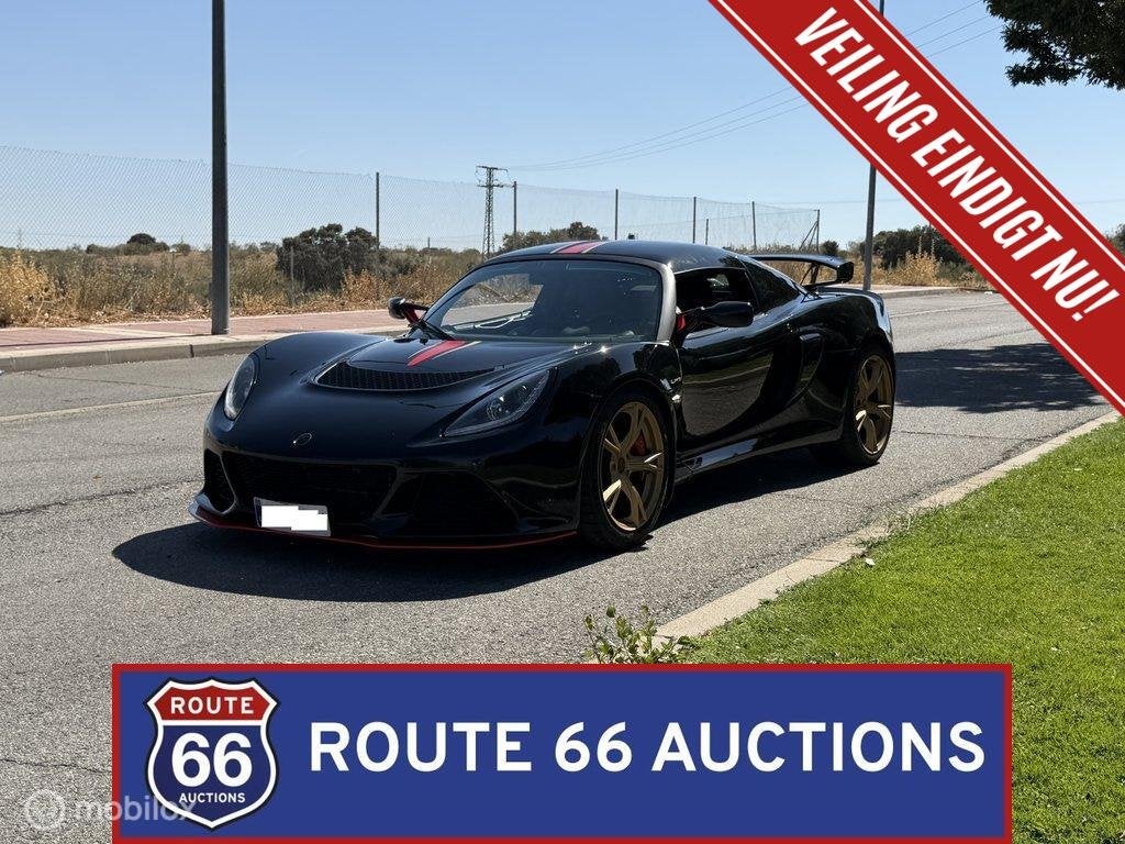 Lotus Exige LF1 | 2017 | Route 66 Auctions, Auto's, Gebruikt, Zwart, Bedrijf, Handgeschakeld