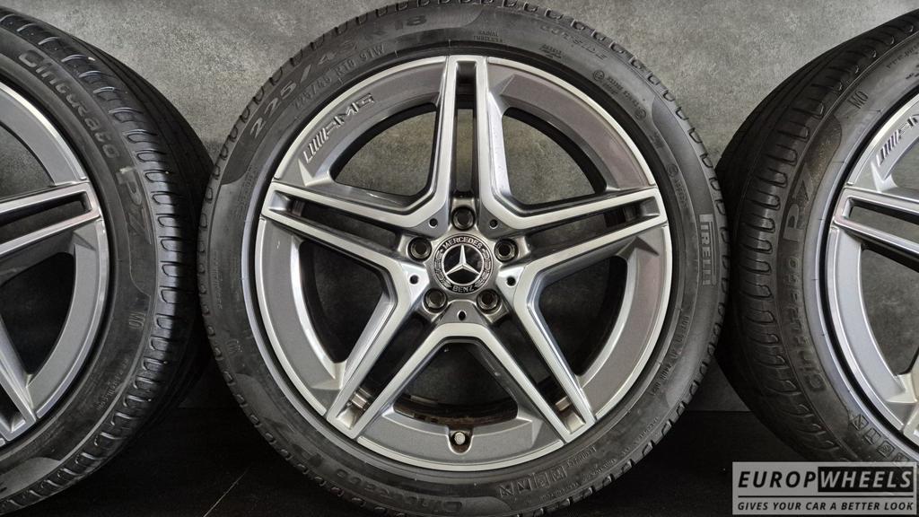 Mercedes AMG 18 inch DEMO zomerbanden W177 A B CLA, 18 inch, Gebruikt, -, -