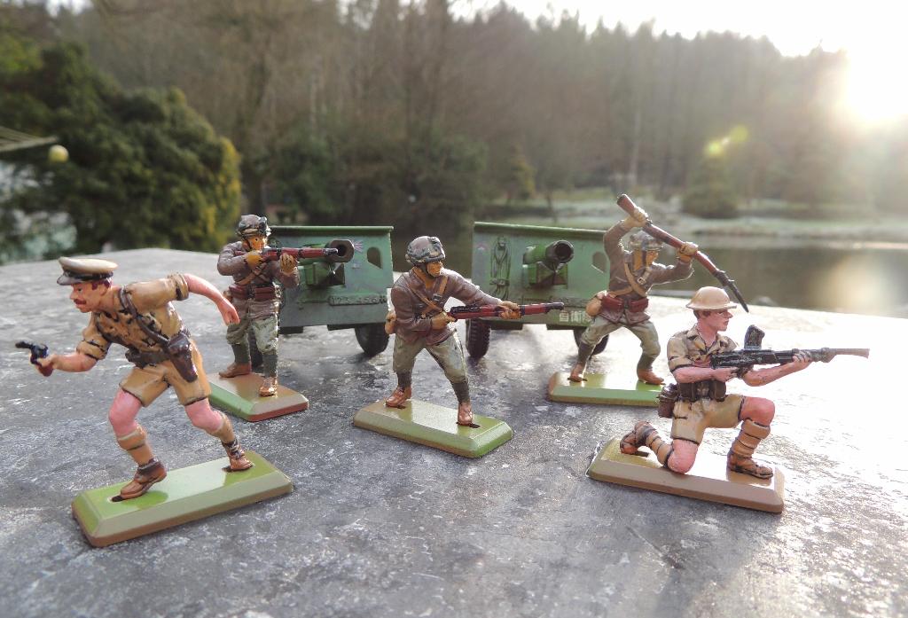 Britains Deetails Ltd - Anglais et Japonais total relooking, Collections, Envoi, Armée de terre, Miniature ou Figurine