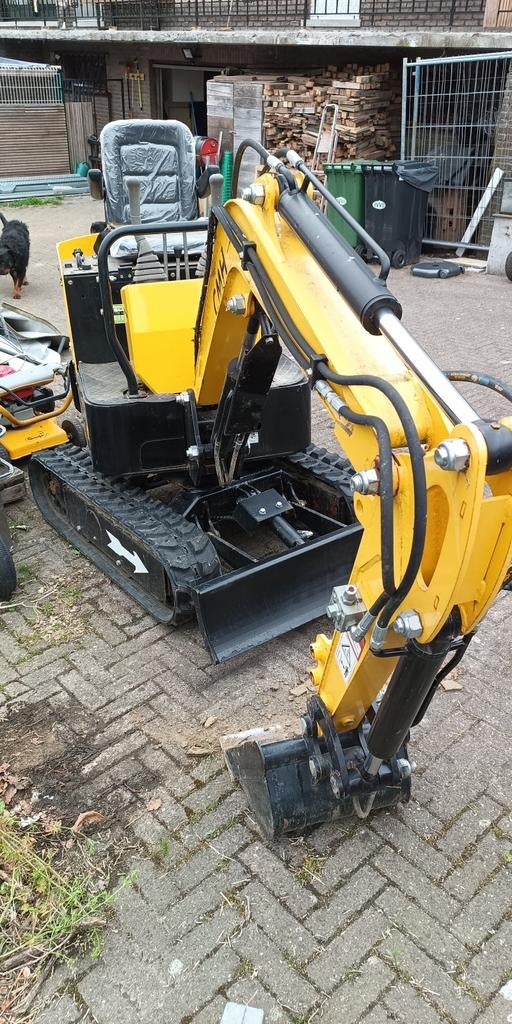 Minigraver 1 ton, sporadisch gebruikt., Ophalen, Graafmachine