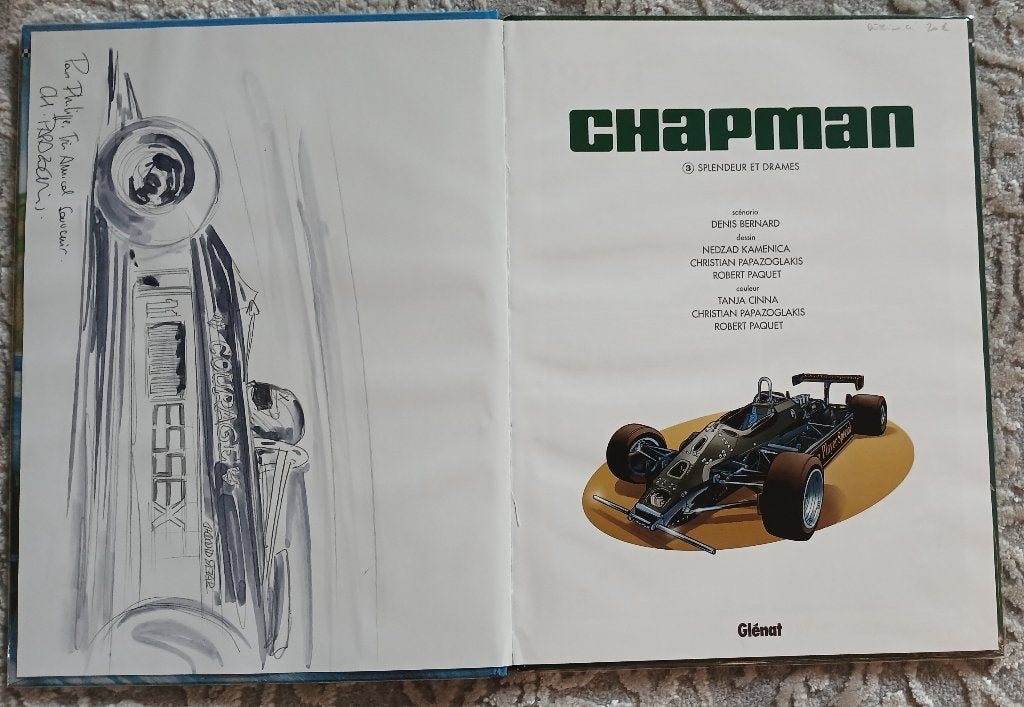 BD Chapman 3 EO Neuf dédicace Bernard Papazoglakis, Boeken, Stripverhalen, Nieuw, Eén stripboek, Ophalen of Verzenden