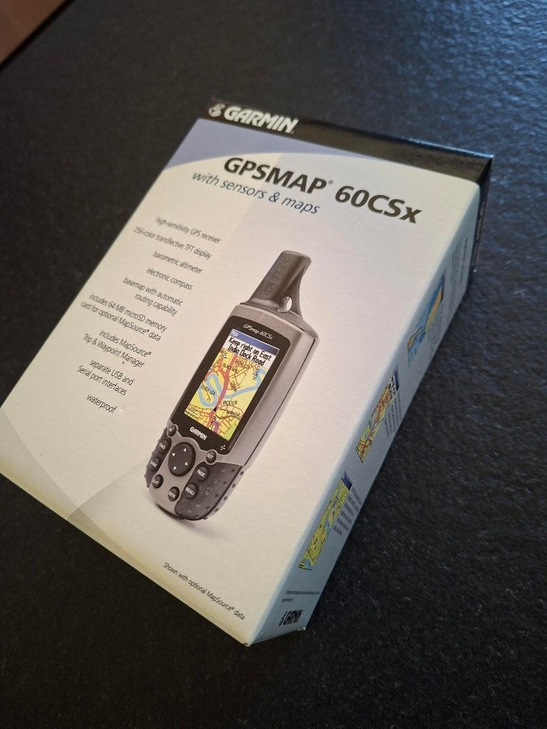 Garmin GPSmap 60CSx Handheld GPS + handleiding, Sport en Fitness, Bergsport en Wandelen, Zo goed als nieuw, Navigatie of Gps, Ophalen