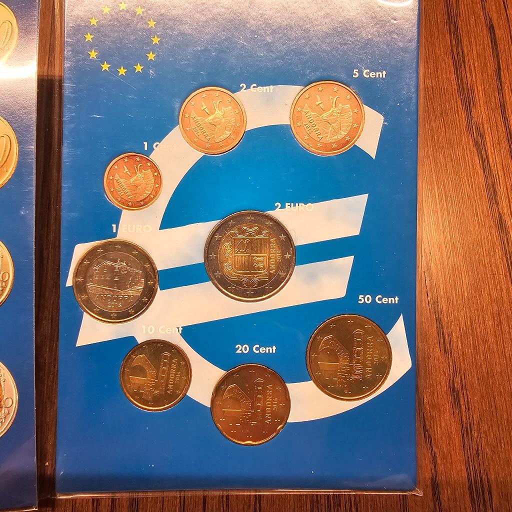 Andorra UNC-Set 2014, Timbres & Monnaies, Monnaies | Europe | Monnaies euro, Enlèvement, Autres pays, Autres valeurs, Série