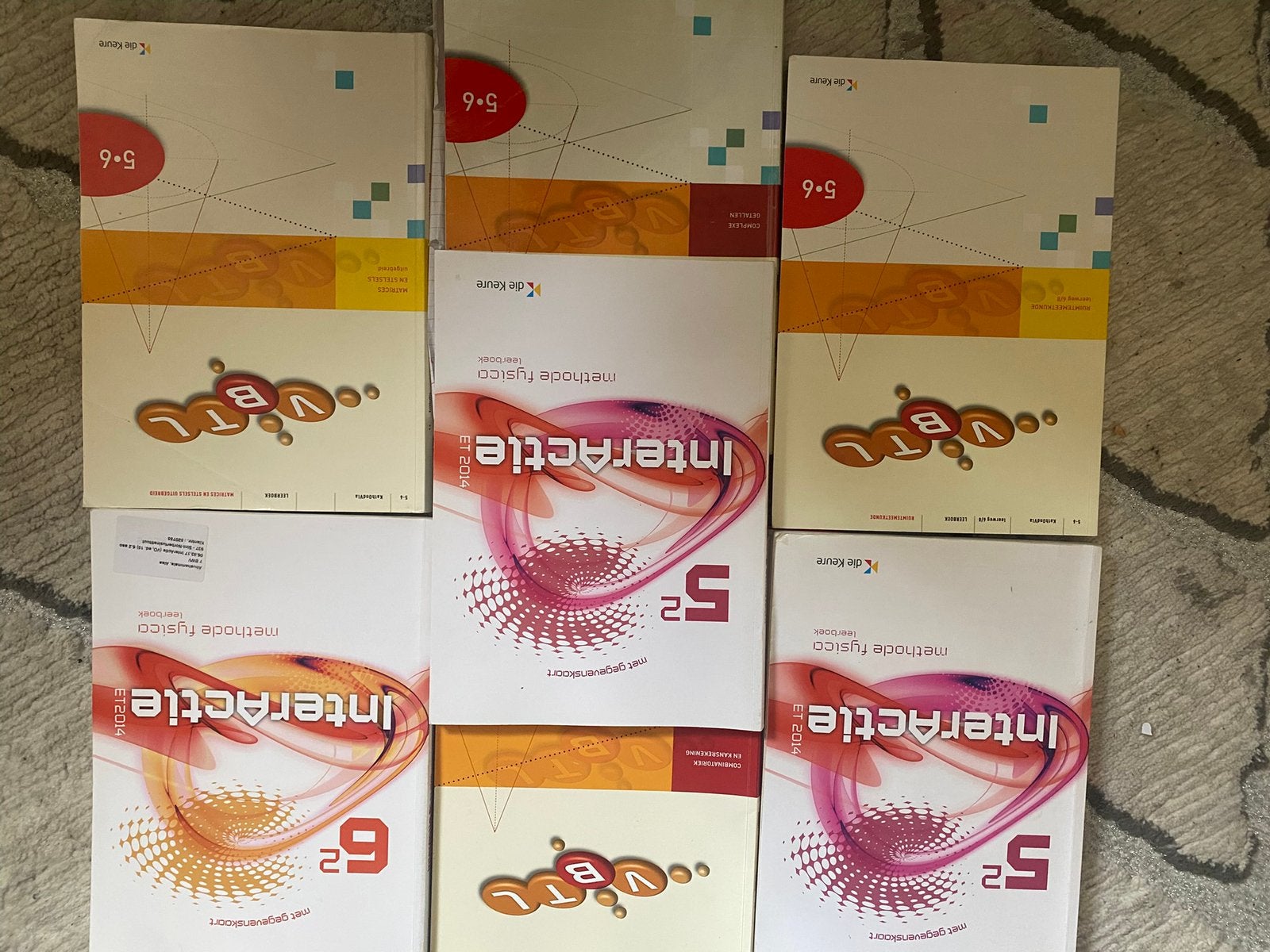leerboeken 5e/6e middelbaar – VBTL & InterActie, Enlèvement