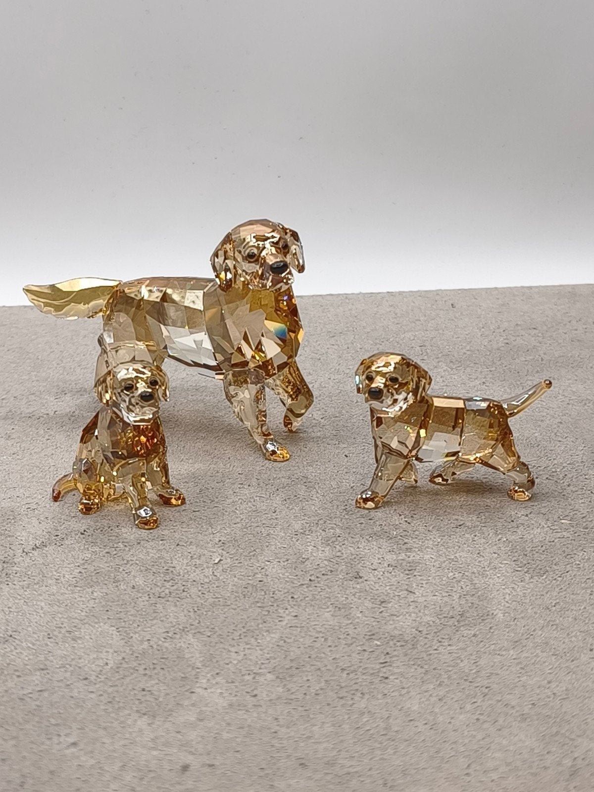 Swarovski Golden Retriever set compleet zeer zeldzaam., Verzamelen, Ophalen of Verzenden