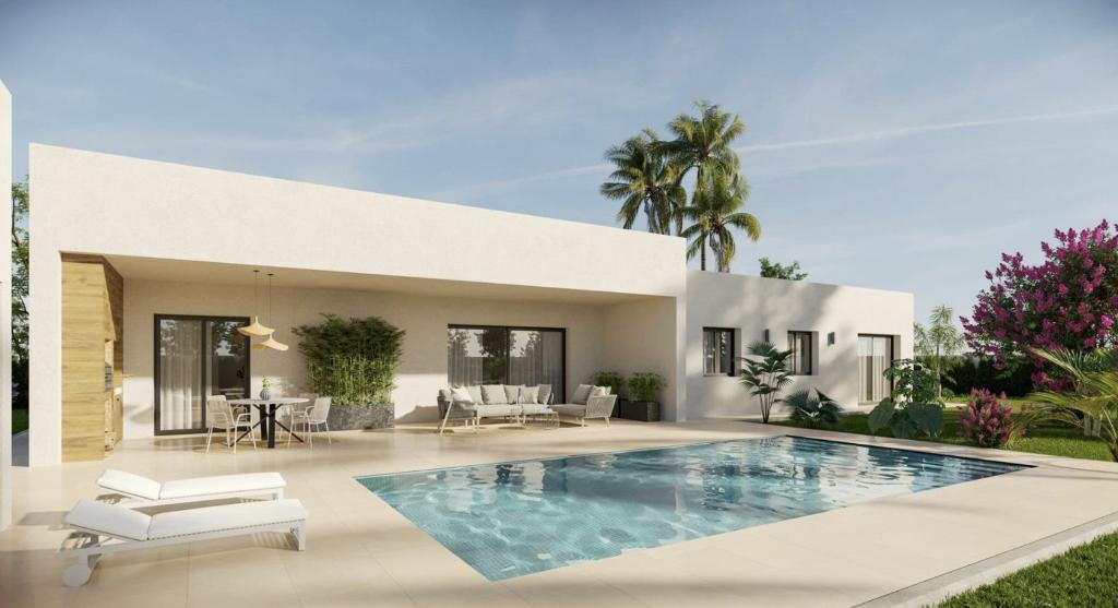 Vrijstaande villa in Aspe, Alicante (Costa Blanca Zuid), Immo, Woonhuis, 2 kamers, Spanje, Dorp