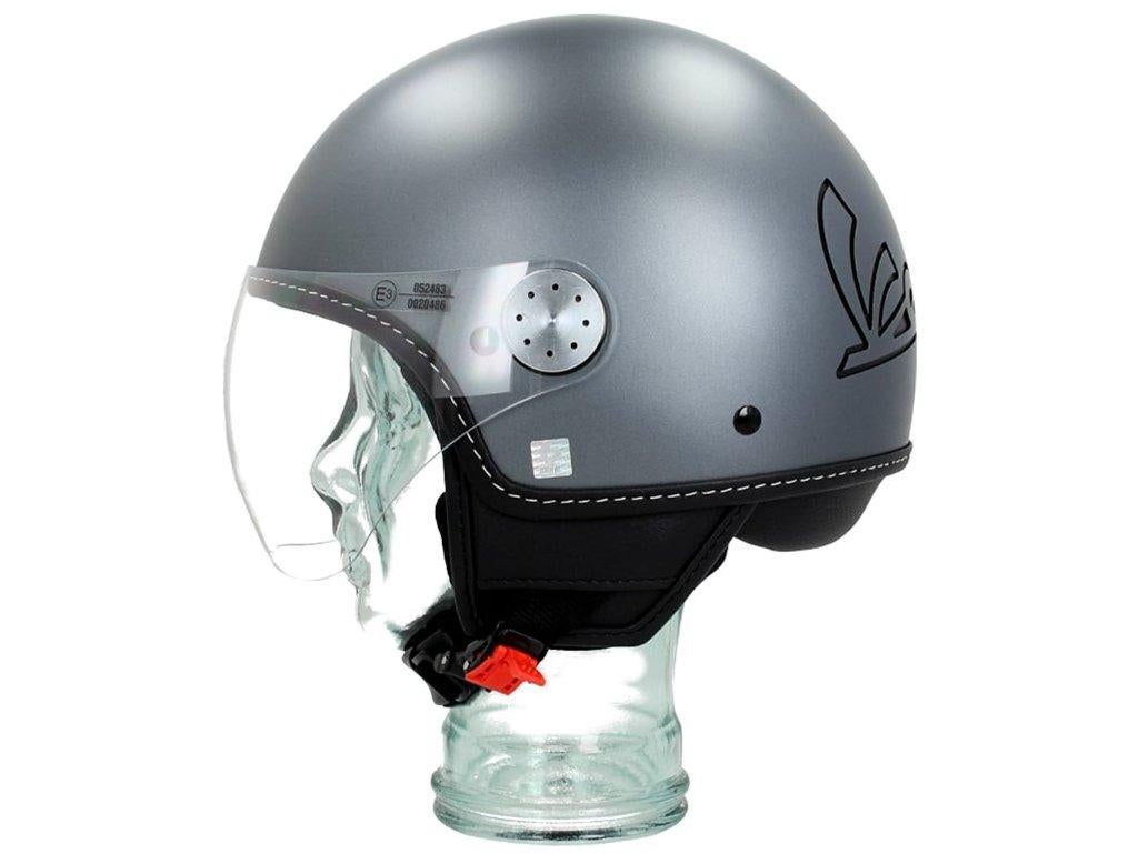 Casque de moto Vespa Titanio Opaco taille S, Motos, Autres marques, Femmes, Casque jet, Enlèvement