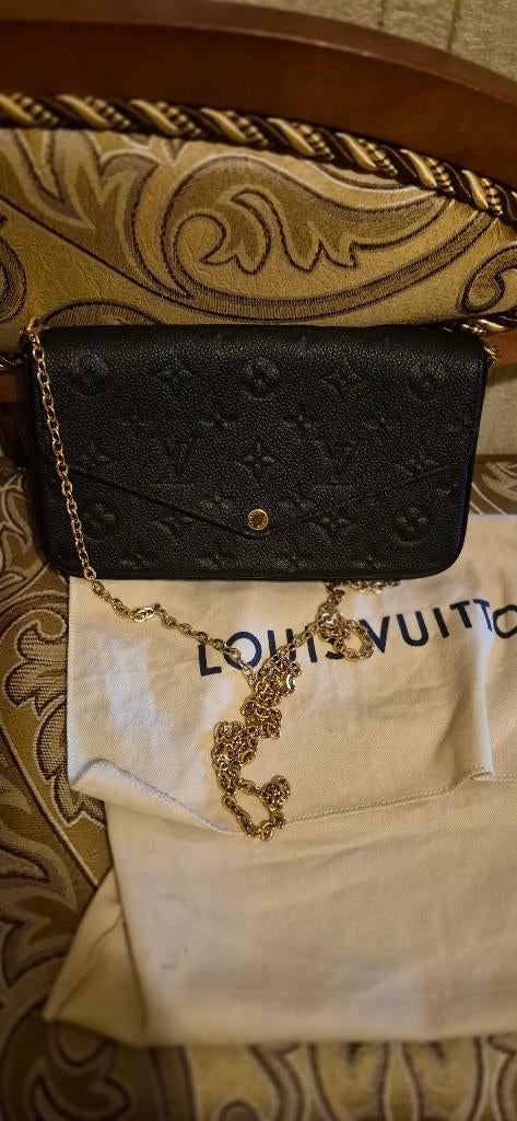 Handtas Louis Vuitton, Ophalen, Zo goed als nieuw, Zwart, Handtas