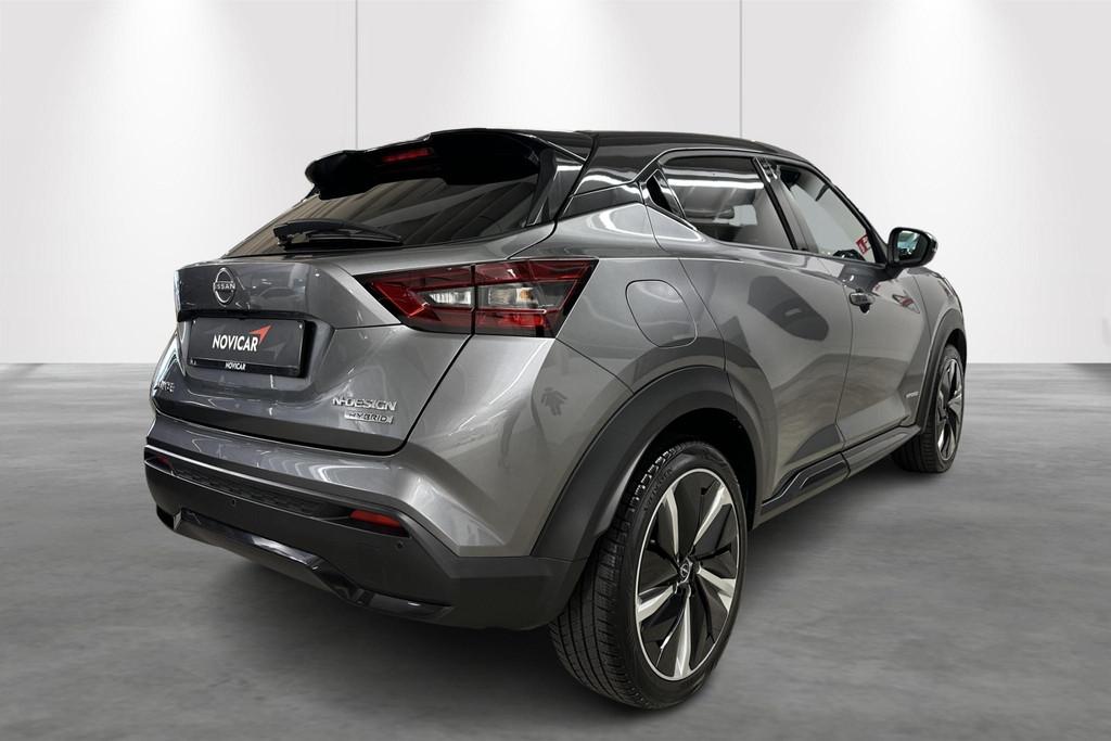 Nissan Juke 1.6 Hybrid 145 N-Design (automatique), Argent ou Gris, 750 kg, 109 g/km, 105 kW