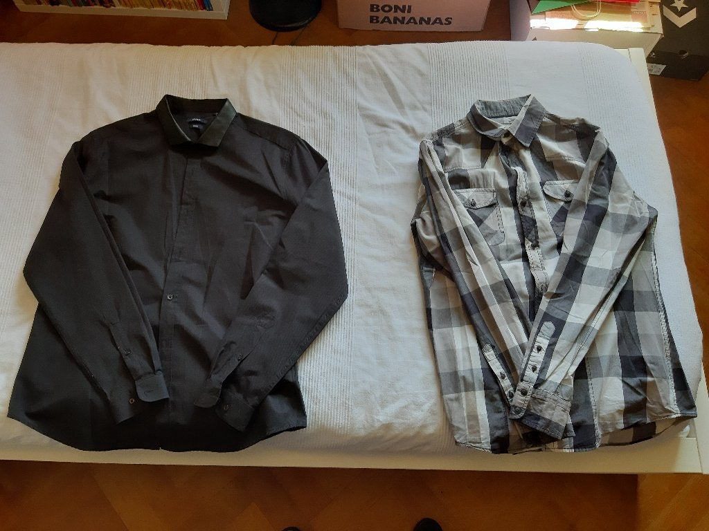 Lot de 2 chemises, Vêtements | Hommes, Chemises, Autres tours de cou, Autres couleurs, Kiabi, Comme neuf