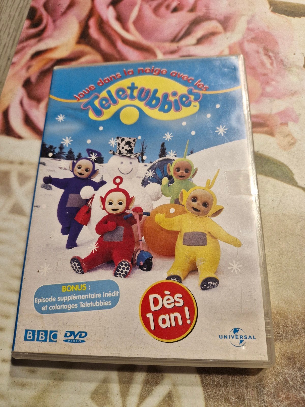 teletubbies joue dans la neige, Ophalen of Verzenden, Zo goed als nieuw, Frans