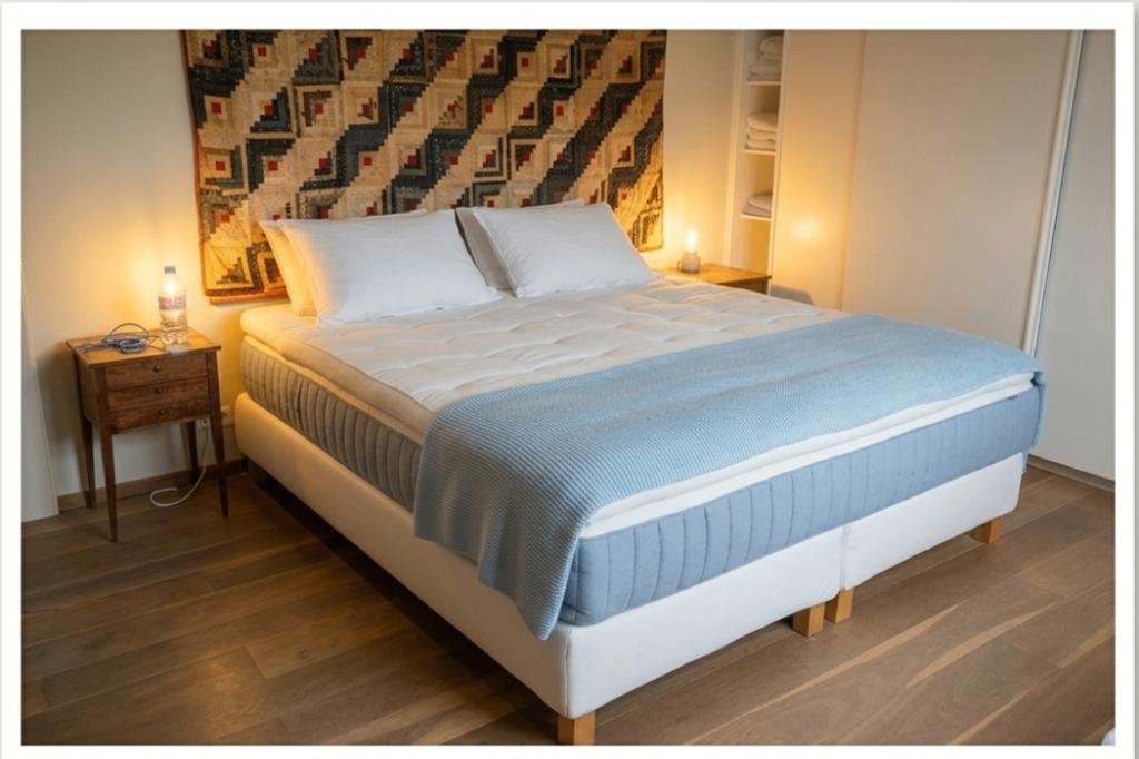 Sommeil d'exception : Lit complet IKEA (Excellent état), Comme neuf, Enlèvement, 180 cm, Deux personnes